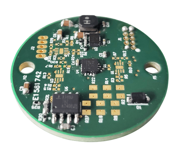 Encoder magnetico per motori brushless. Può gestire segnali per il controllo Hall del motore e segnali A, B e Z per la supervisione della logica della macchina fino a un massimo di 512 ppr.